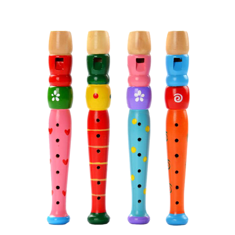 Musical Instrument Drawing - Hot colorato flauto di legno strumento