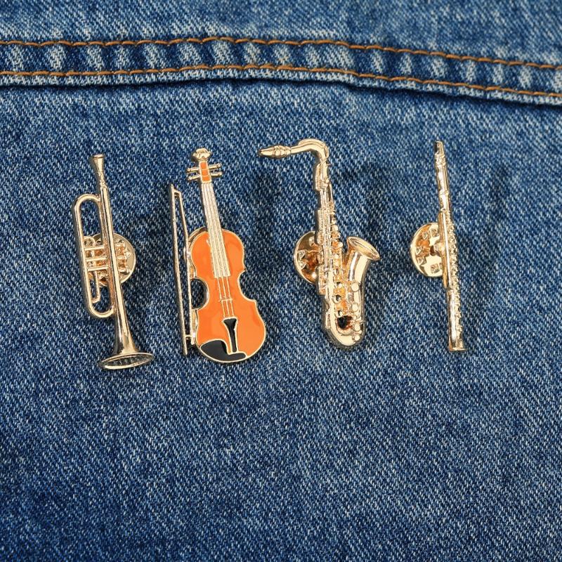 Musical Instrument In Orchestra - 【Pace】 1Pc Symphony Orchestra Distintivo Divertenti