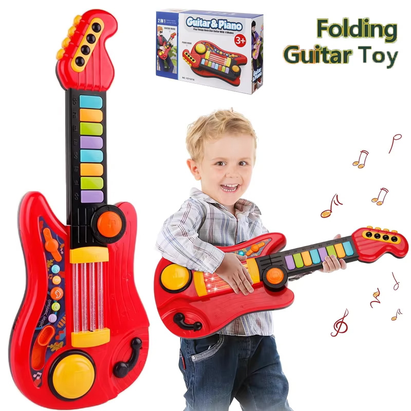 Musical Instrument Drawing - 2 in 1 chitarra elettrica per