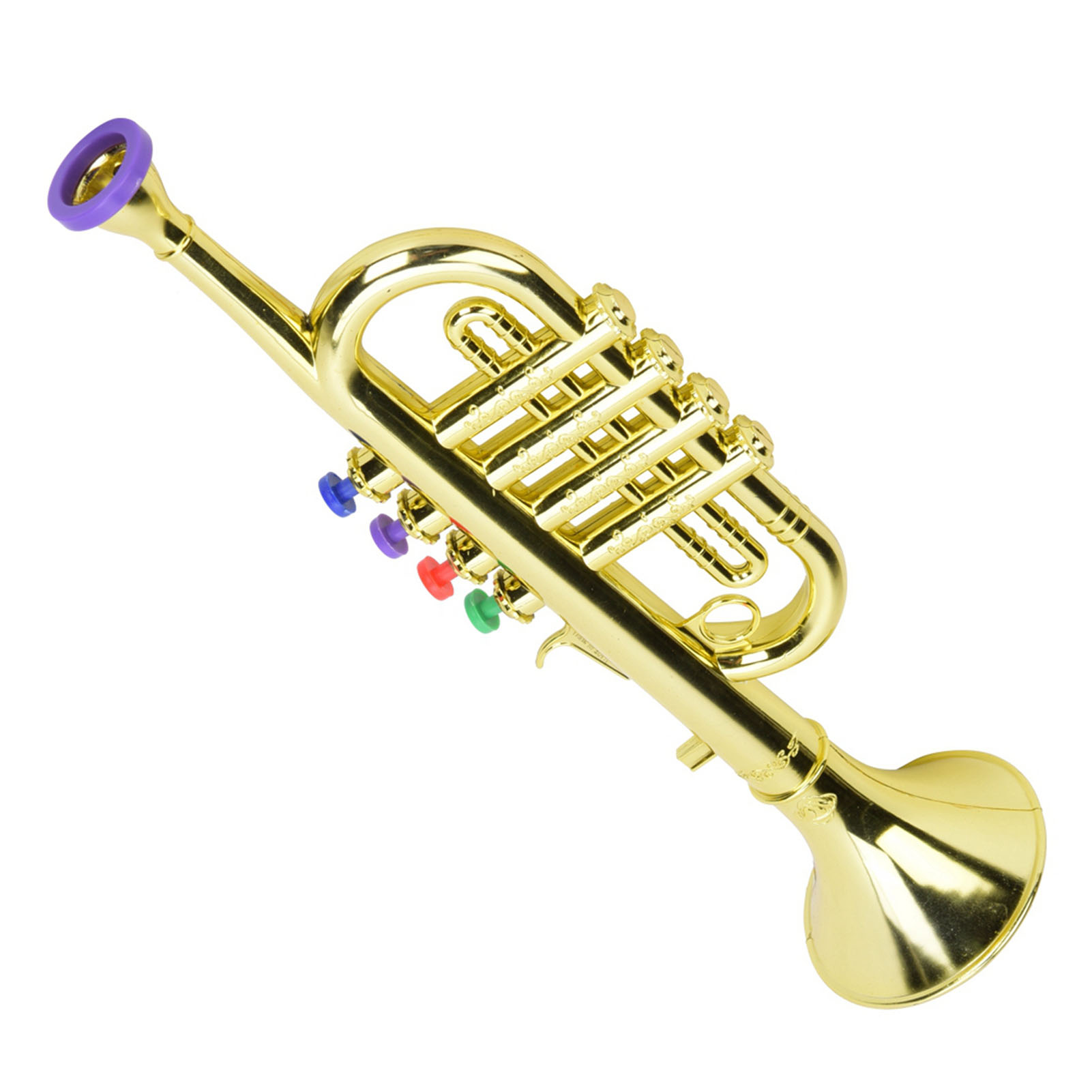 Musical Instrument Drawing - Tromba per bambini in plastica rivestita