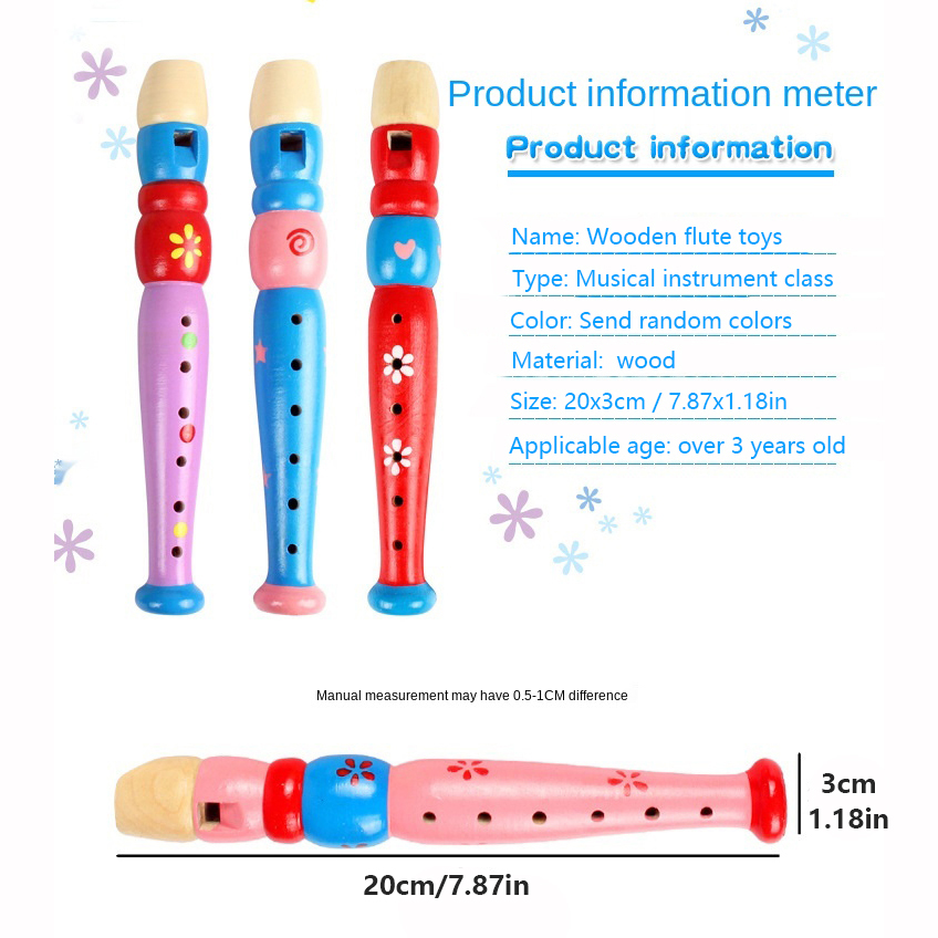 Hot colorato flauto di legno s - Musical Instrument Drawing recensione e prezzo