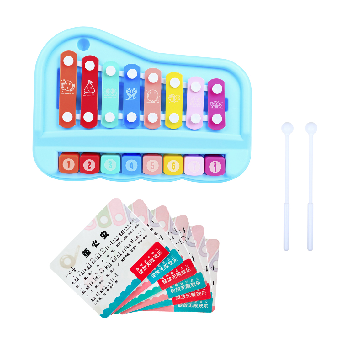 Xilofono per Bambini SY-73 a 8 - Musical Instrument Mallet recensione e prezzo