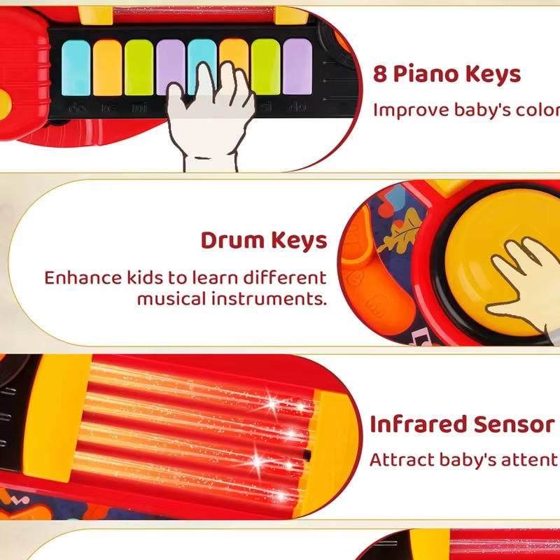 2 in 1 chitarra elettrica per  - Musical Instrument Drawing recensione e prezzo