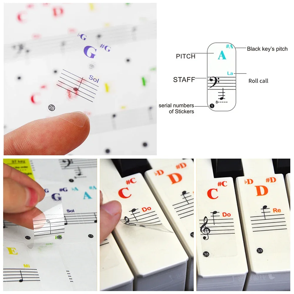 Trasparente Colorato Pianos Ta - Musical Instrument Tabla recensione e prezzo