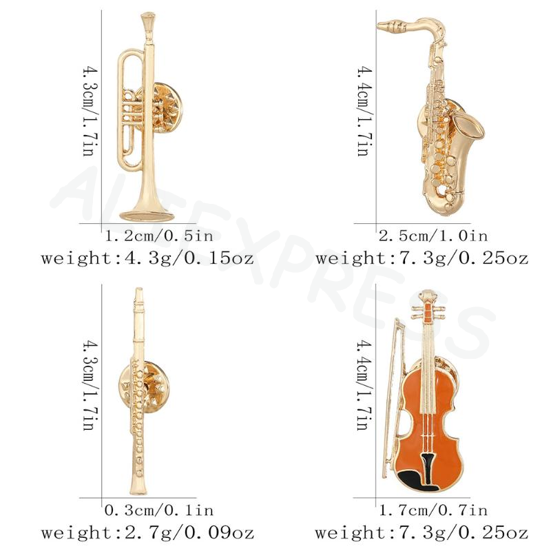 Divertenti Spille Smaltate a F - Musical Instrument In Orchestra recensione e prezzo