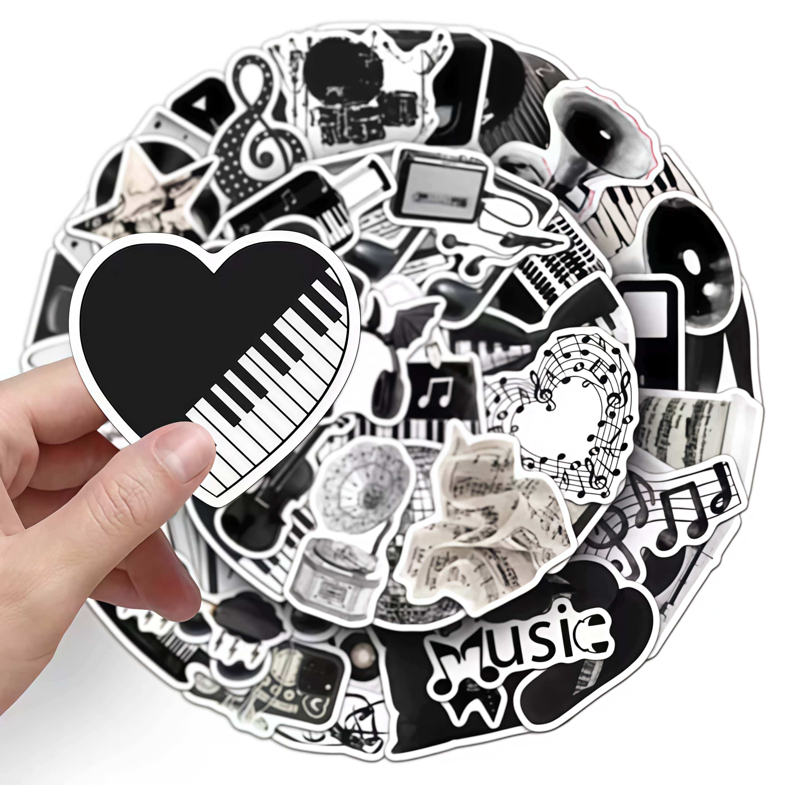 50 Pezzi Adesivi per Strumenti - Musical Instrument Tabla recensione e prezzo