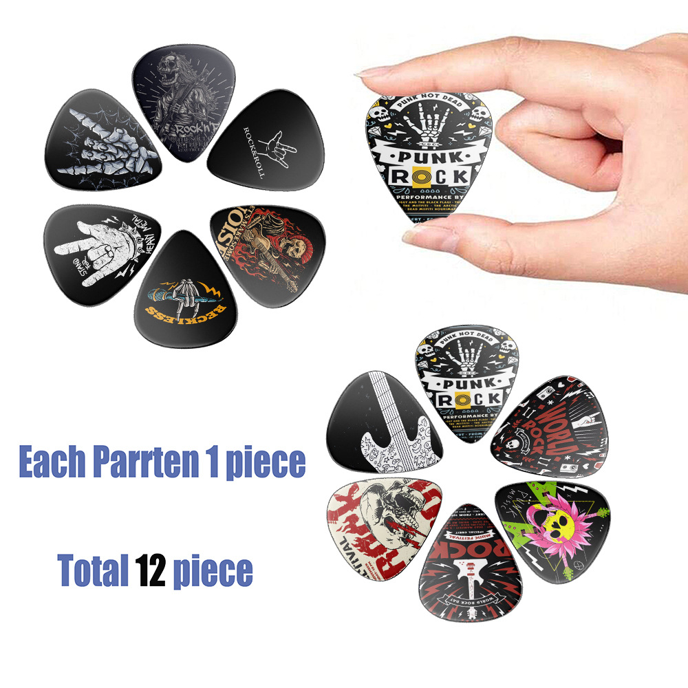 12 Pezzi Plettri per Chitarra  - Musical Instrument Art recensione e prezzo