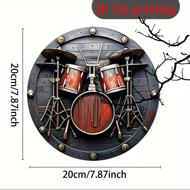 2D Piatto, 1 pezzo, 20,32x20,3 - Musical Instrument Drum recensione e prezzo