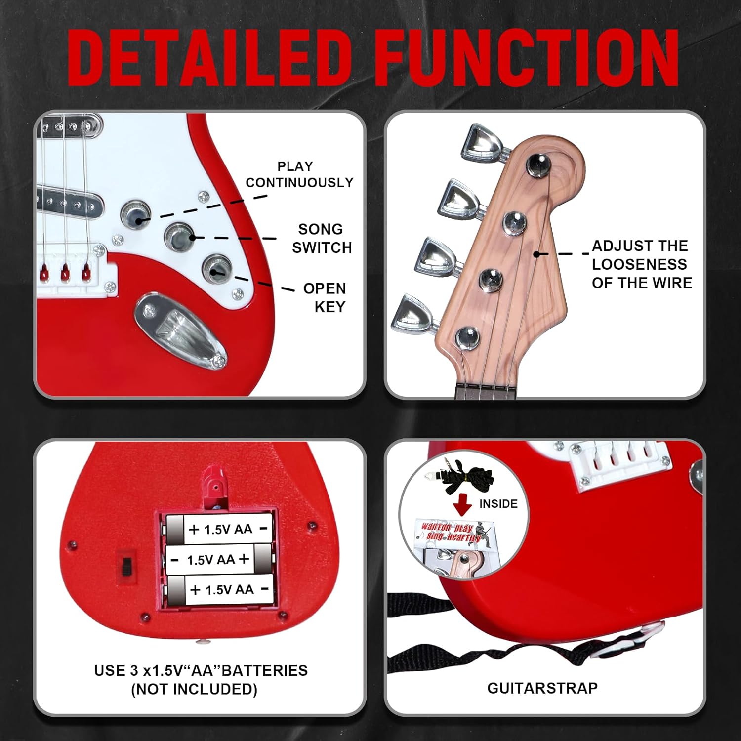 Giocattolo per chitarra elettr - Musical Instrument Drawing recensione e prezzo
